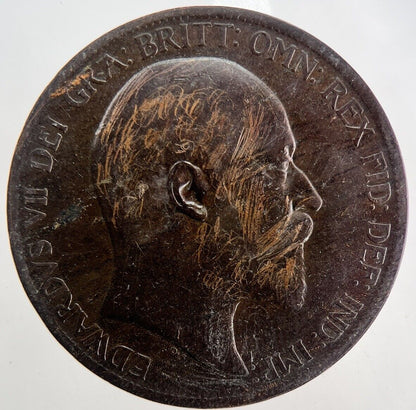 1904 Edward VII One Penny Coin | Fine Collectable Grade