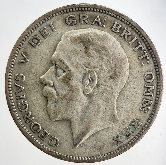 1928 George V Half - Crown Silver Coin | Fine Collectable Grade