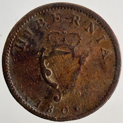 1806 Irish Hibernia Farthing Coin | Collectable Grade