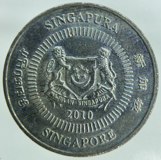 2010 Singapore 50 Cents Coin | Fine Collectable Grade