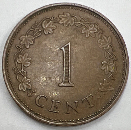 1972 Malta 1 Cent Coin | Collectable Grade | a857