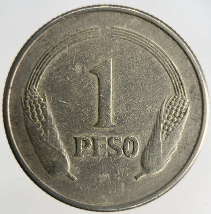 1974 Colombia 1 Peso Coin | Very High Grade
