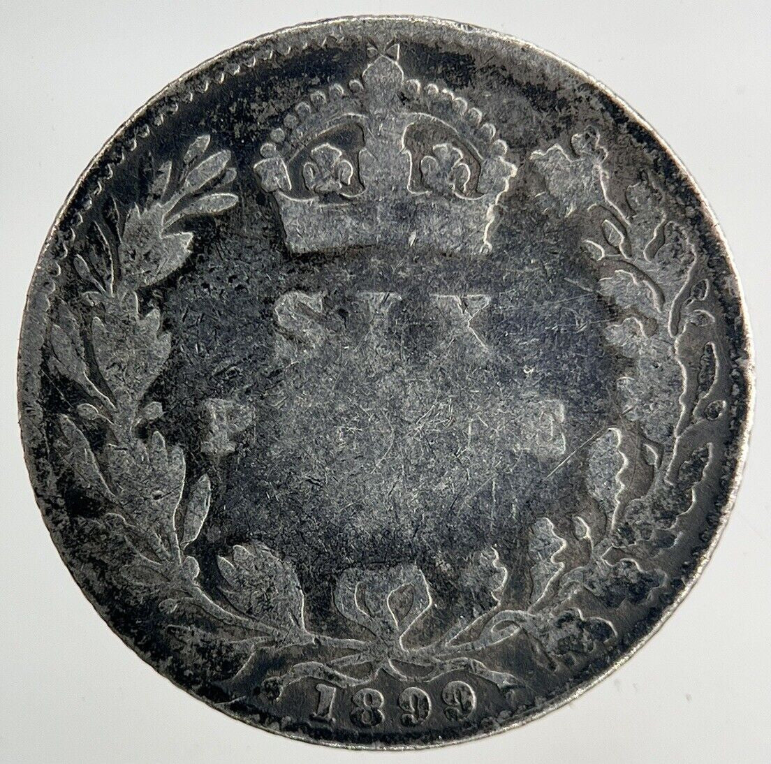 1899 Victoria Sixpence Silver Coin | Collectable Grade