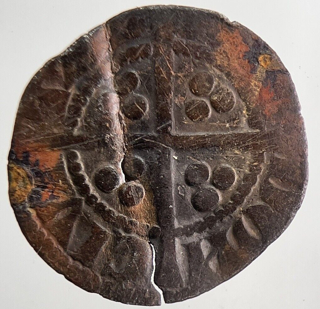 1279 - 1307 Edward I 1st Medieval Hammered Silver Penny Coin | a9204