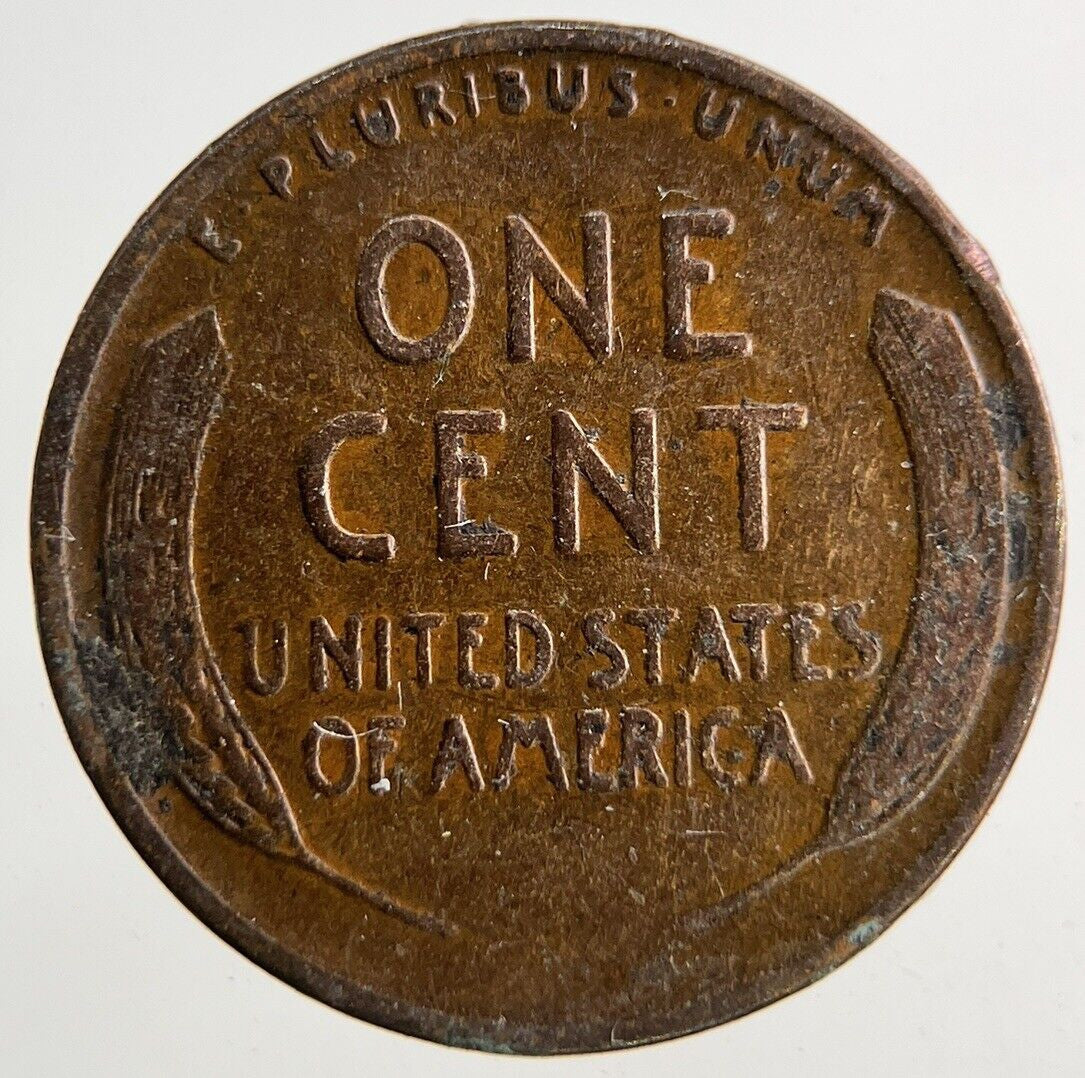 1937 - D US USA Lincoln Wheat One Cent Coin | Fine Collectable Grade