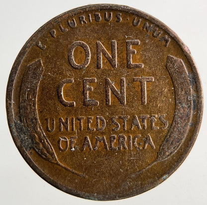 1937 - D US USA Lincoln Wheat One Cent Coin | Fine Collectable Grade