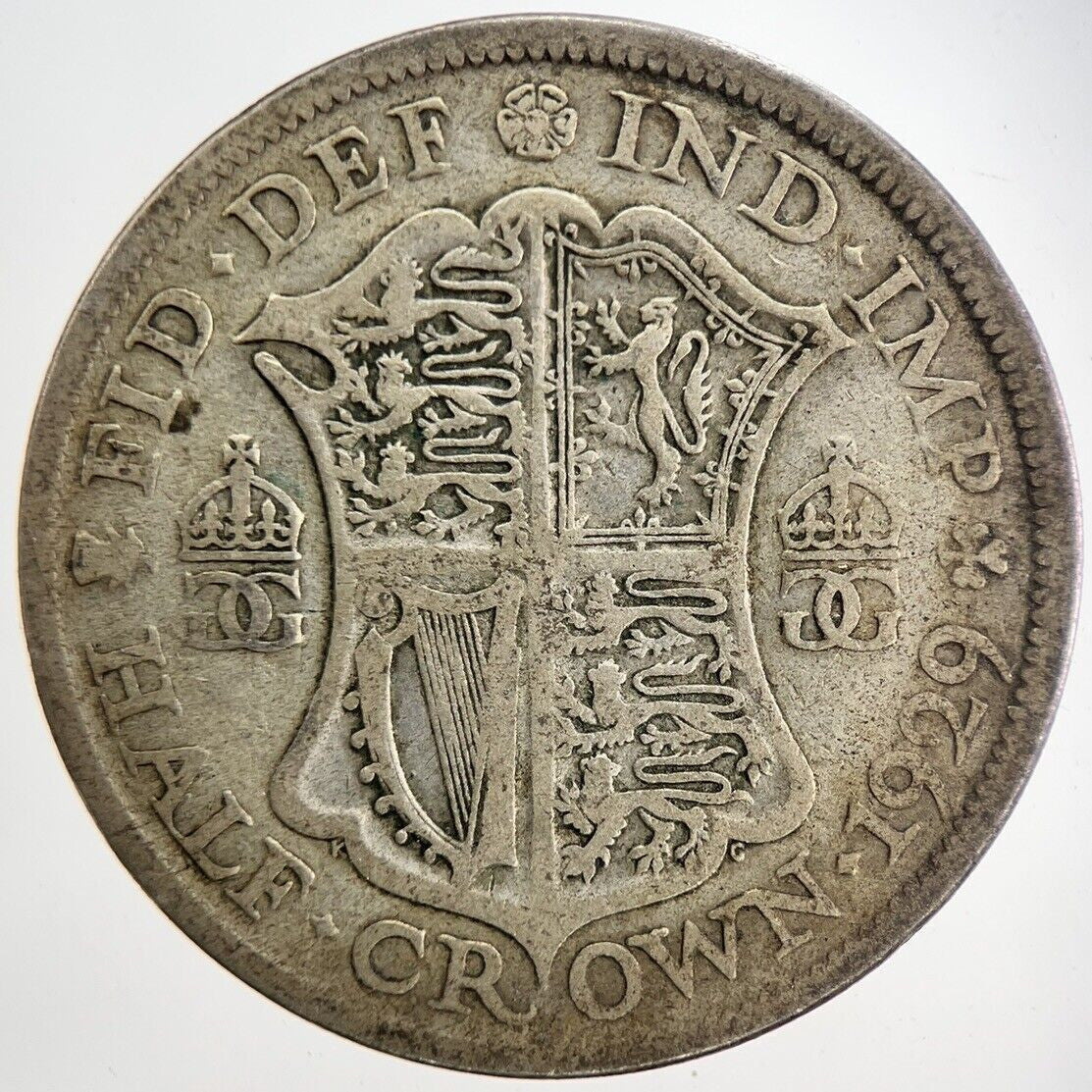 1929 George V Half - Crown Silver Coin | Collectable Grade