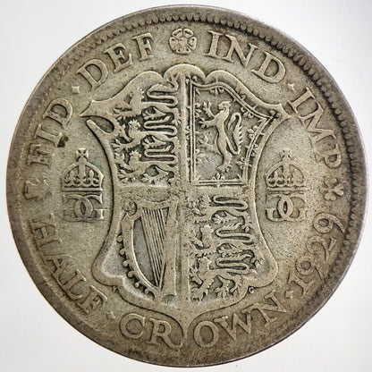 1929 George V Half - Crown Silver Coin | Collectable Grade