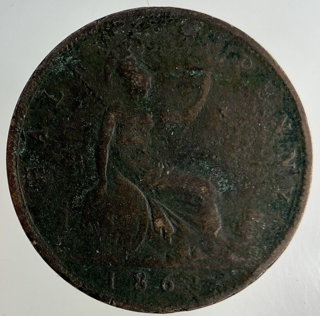 1861 Victoria Half - Penny Coin | Collectable Grade