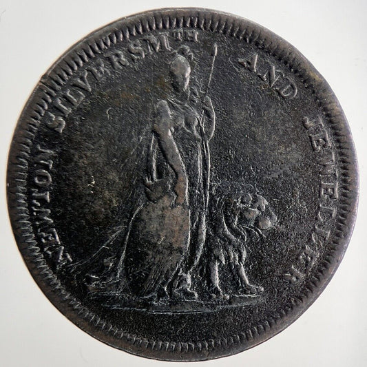 1811 Norwich Silversmith Half - Penny Token Coin | Fine Collectable Grade | a8727
