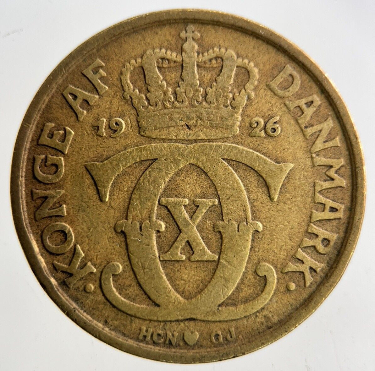 1926 Denmark 1 Krone Coin | Fine Collectable Grade