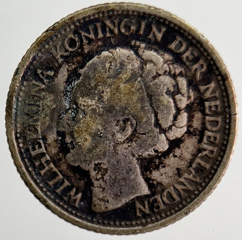 1944 Netherlands 10 Cents Silver Coin | Collectable Grade | a6286
