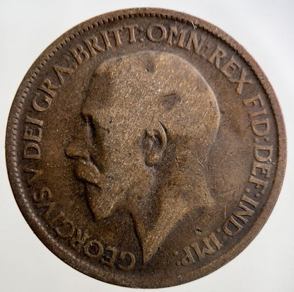 1917 George V Half-Penny Coin | Collectable Grade
