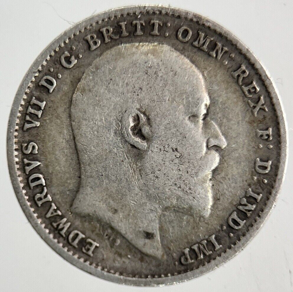 1902 Edward VII Threepence Silver Coin | Collectable Grade