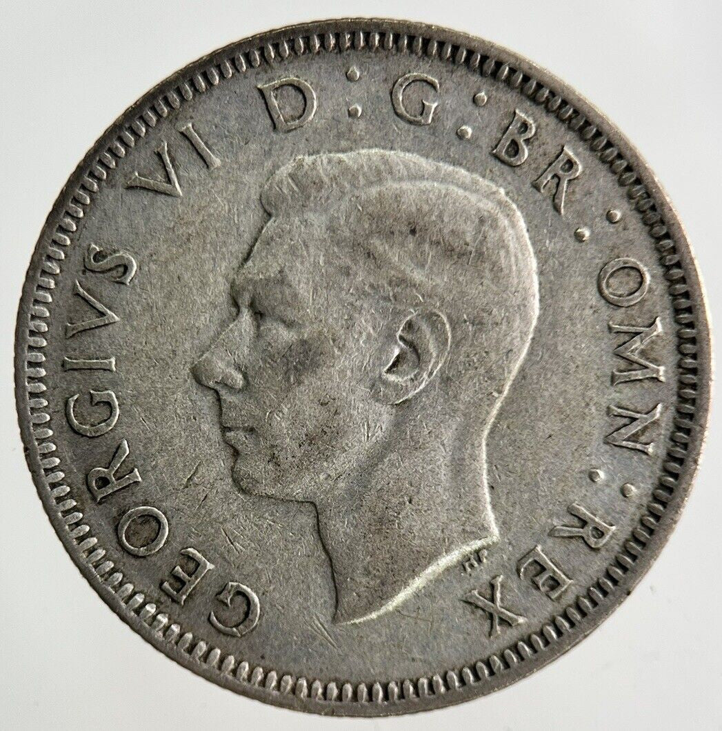 1943 George VI Shilling Silver Coin | Fine Collectable Grade
