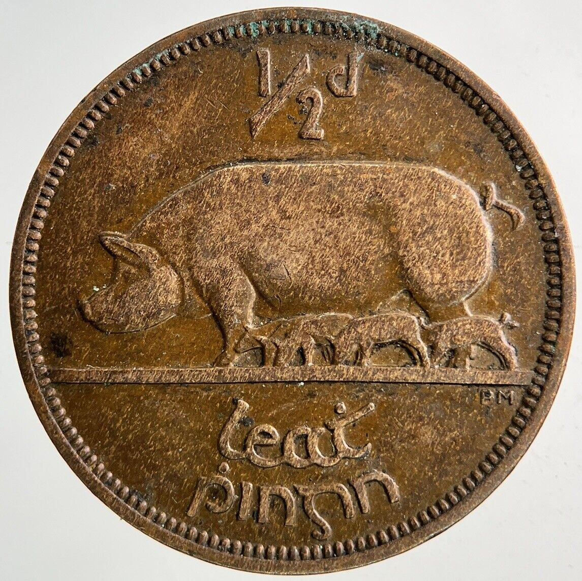 1941 Irish Half - Penny Coin | Very High Grade