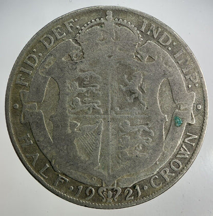 1921 George V Half - Crown Silver Coin | Collectable Grade