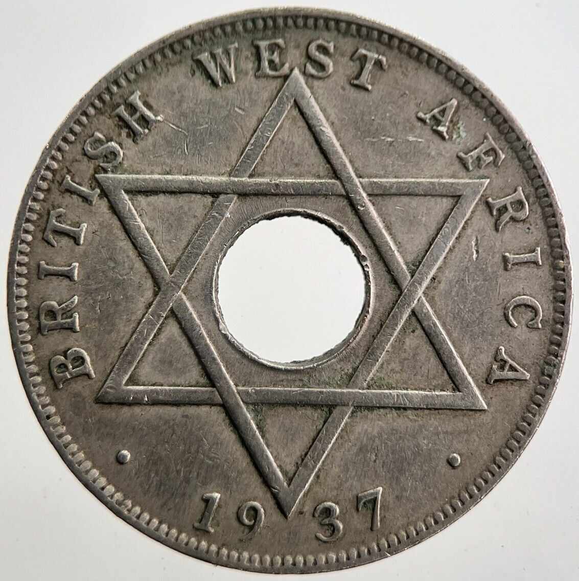 1937 West Africa 1 One Half-Penny Coin | Very High Grade | a7564