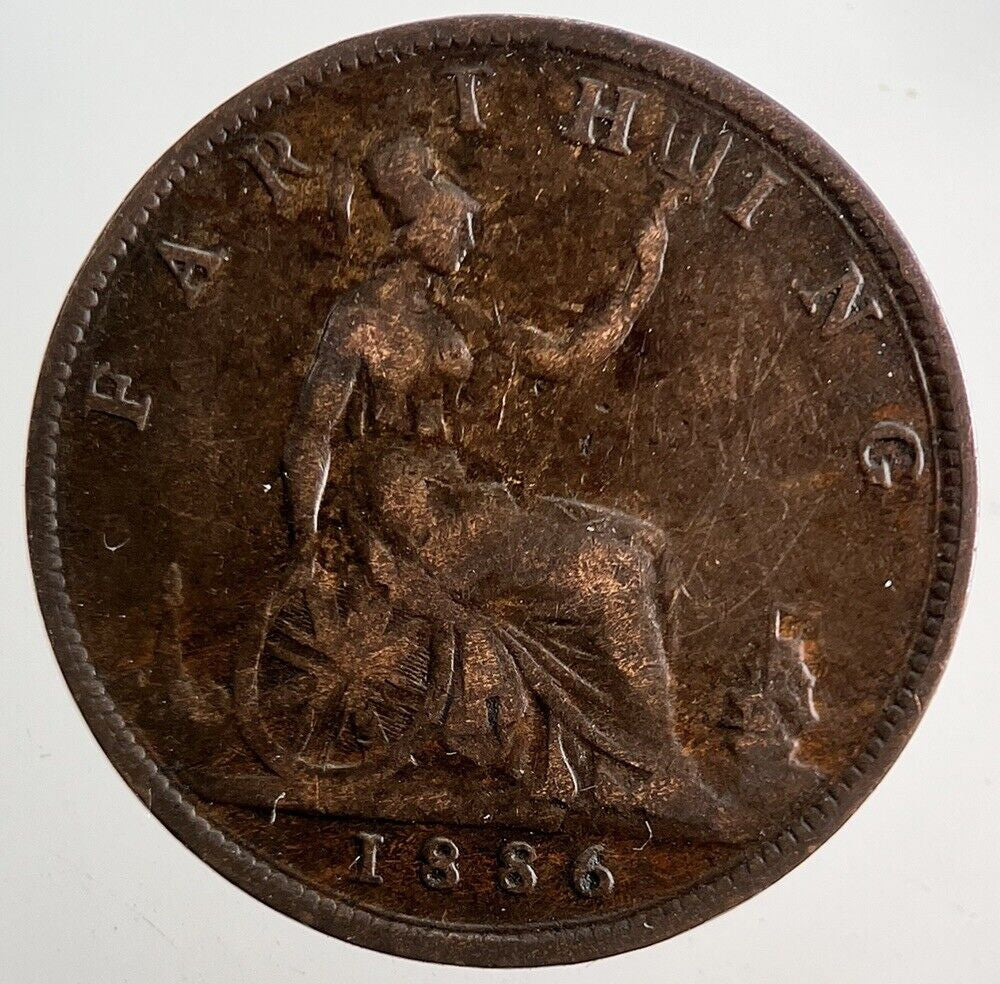 1886 Victoria Farthing Coin | Fine Collectable Grade