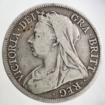 1896 Victoria Half - Crown Silver Coin | Collectable Grade