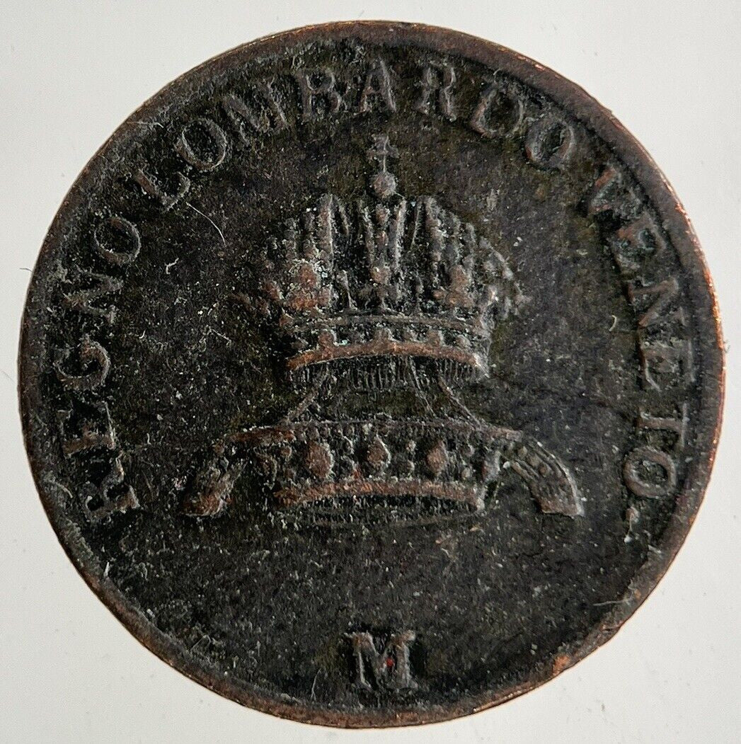 1822 Italy 1 Centesimo Coin | Fine Collectable Grade