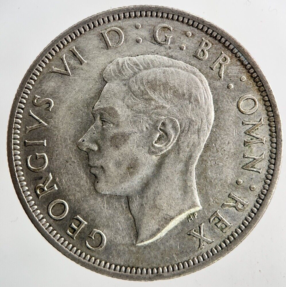 1939 George VI Half - Crown Silver Coin | Fine Collectable Grade