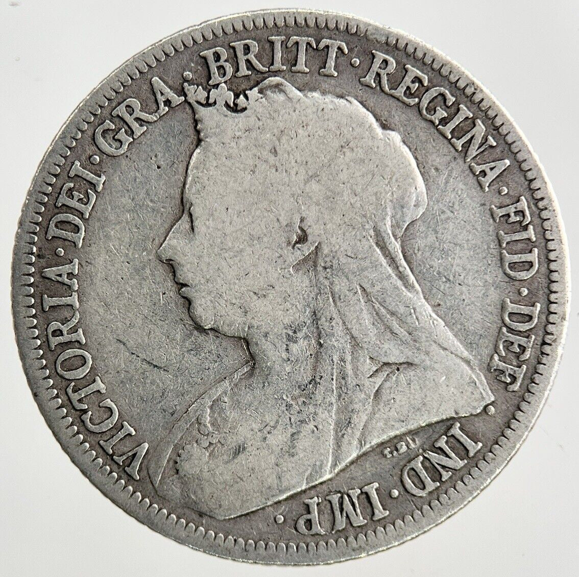 1900 Victoria Shilling Silver Coin | Collectable Grade