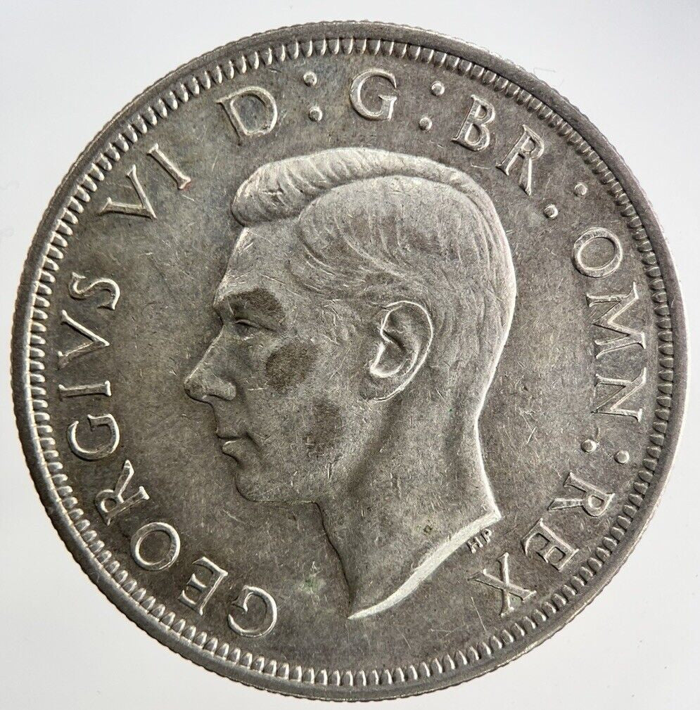1946 George VI Half - Crown Silver Coin | Very High Grade