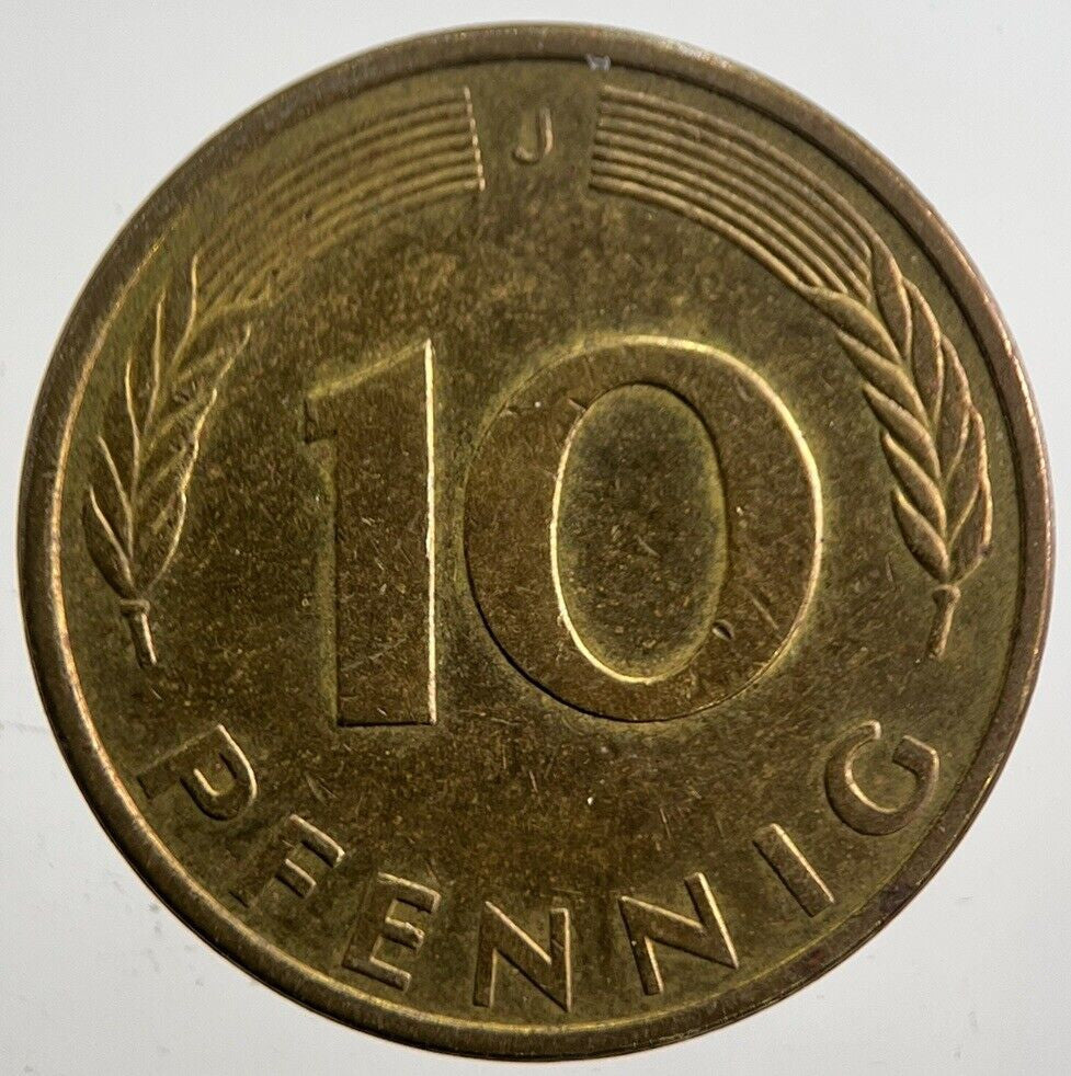 1987 Germany 10 Pfennig Coin | Very High Grade | a4937