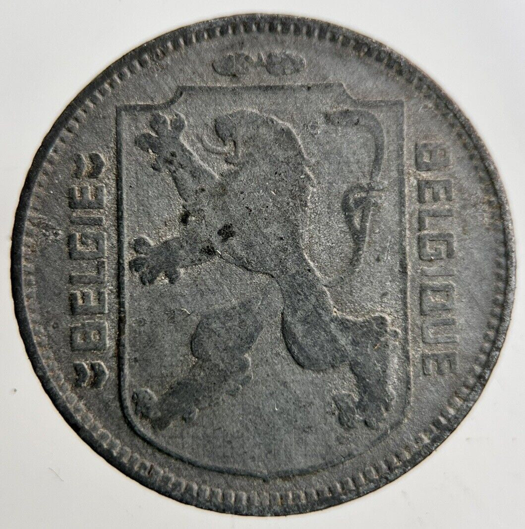 1943 Belgium 1 Franc Coin | Fine Collectable Grade