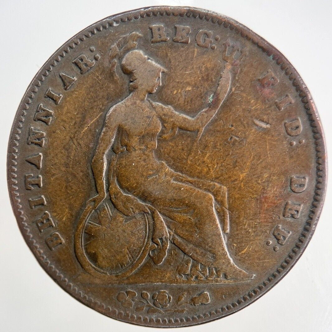 1854 Victoria One Penny Coin | Fine Collectable Grade