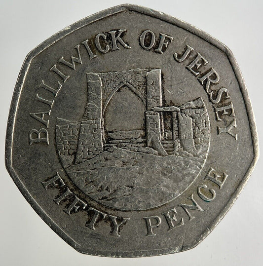 1997 Jersey 50p Fifty - Pence Coin | Fine Collectable Grade