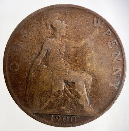 1900 Victoria One Penny Coin | Collectable Grade