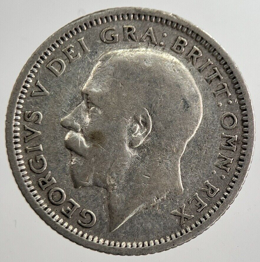 1925 George V Sixpence Silver Coin | Fine Collectable Grade | a8555