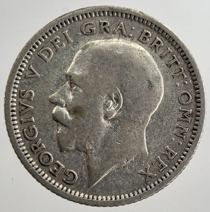 1925 George V Sixpence Silver Coin | Fine Collectable Grade | a8555