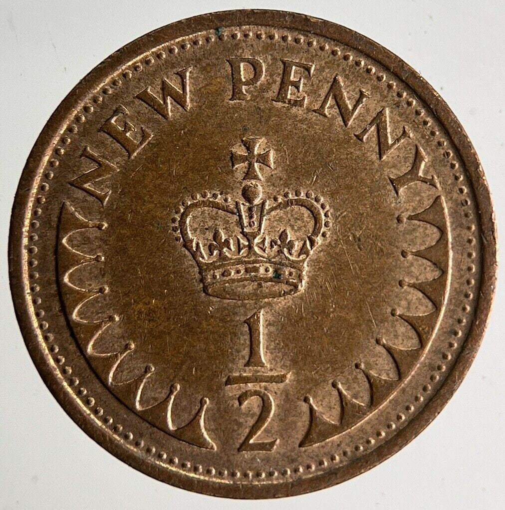 1980 Elizabeth II New 1/2 Half - Penny Coin | Very High Grade