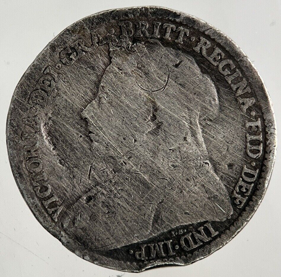 1895 Victoria Threepence Silver Coin | Collectable Grade