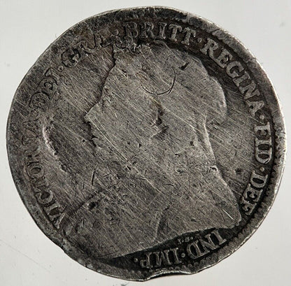 1895 Victoria Threepence Silver Coin | Collectable Grade