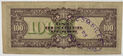 Old Vintage Japan 100 Pesos Banknote | Collectable Grade