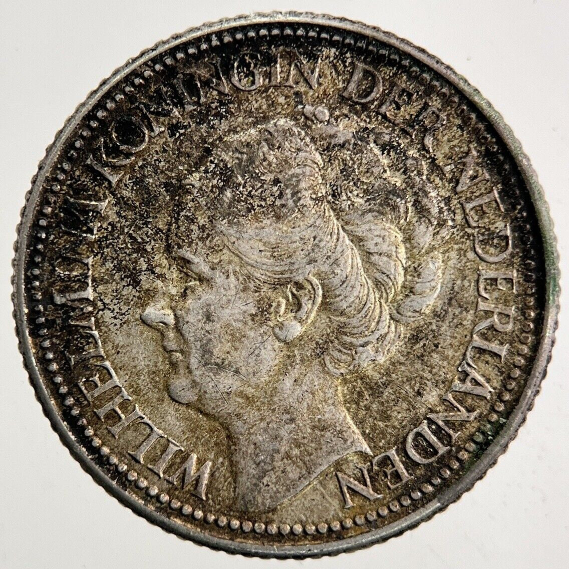 1941 Netherlands 25 Cents Silver Coin | Very High Grade