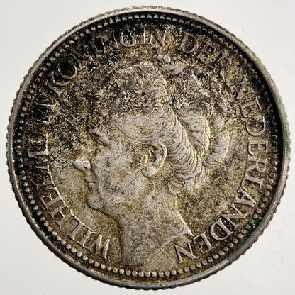 1941 Netherlands 25 Cents Silver Coin | Very High Grade