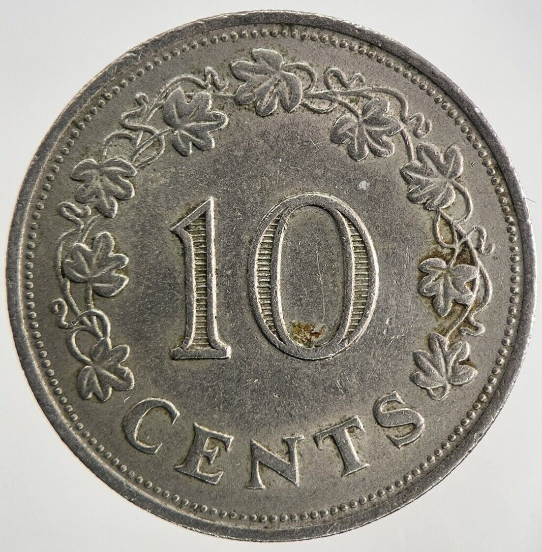 1972 Malta 10 Cents Coin | Fine Collectable Grade