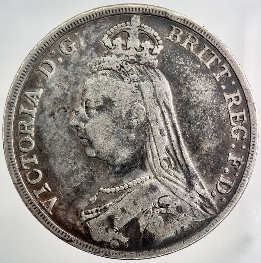 1892 Victoria Crown Silver Coin | Fine Collectable Grade | a223