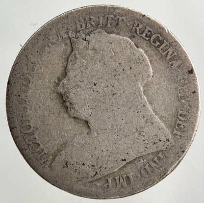 1896 Victoria Shilling Silver Coin | Fair Grade