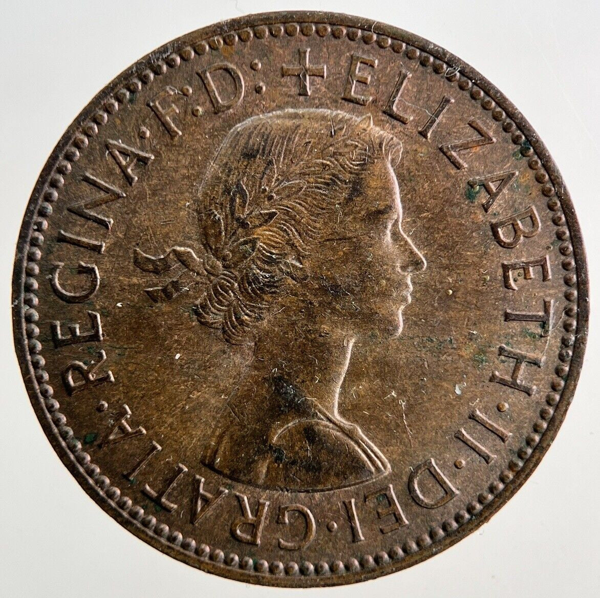 1962 Elizabeth II 2nd Half - Penny Coin | Very Fine Grade