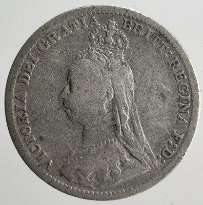 1892 Victoria Threepence Silver Coin | Collectable Grade | a4546