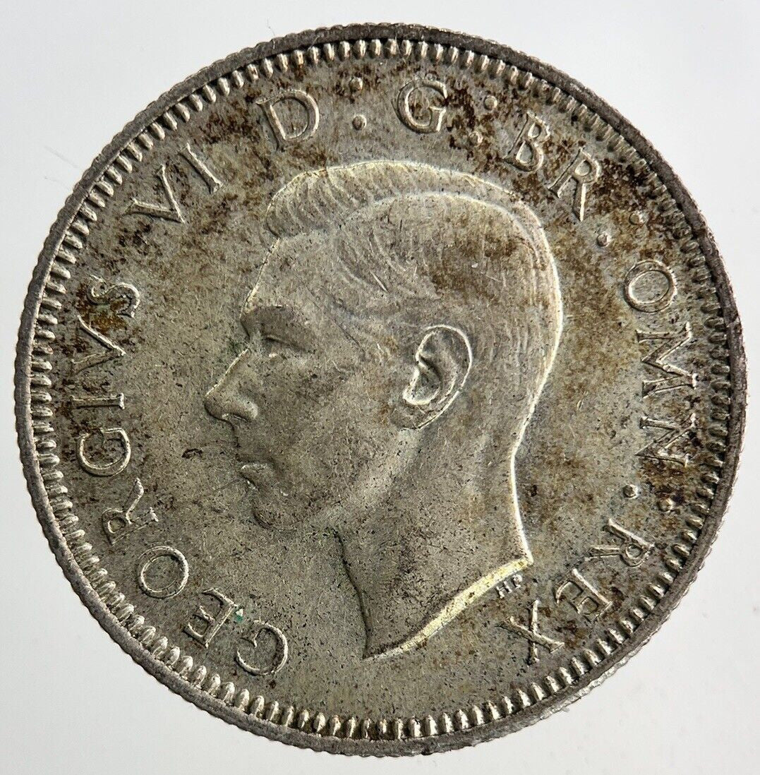 1944 George VI Shilling Silver Coin | Very High Grade
