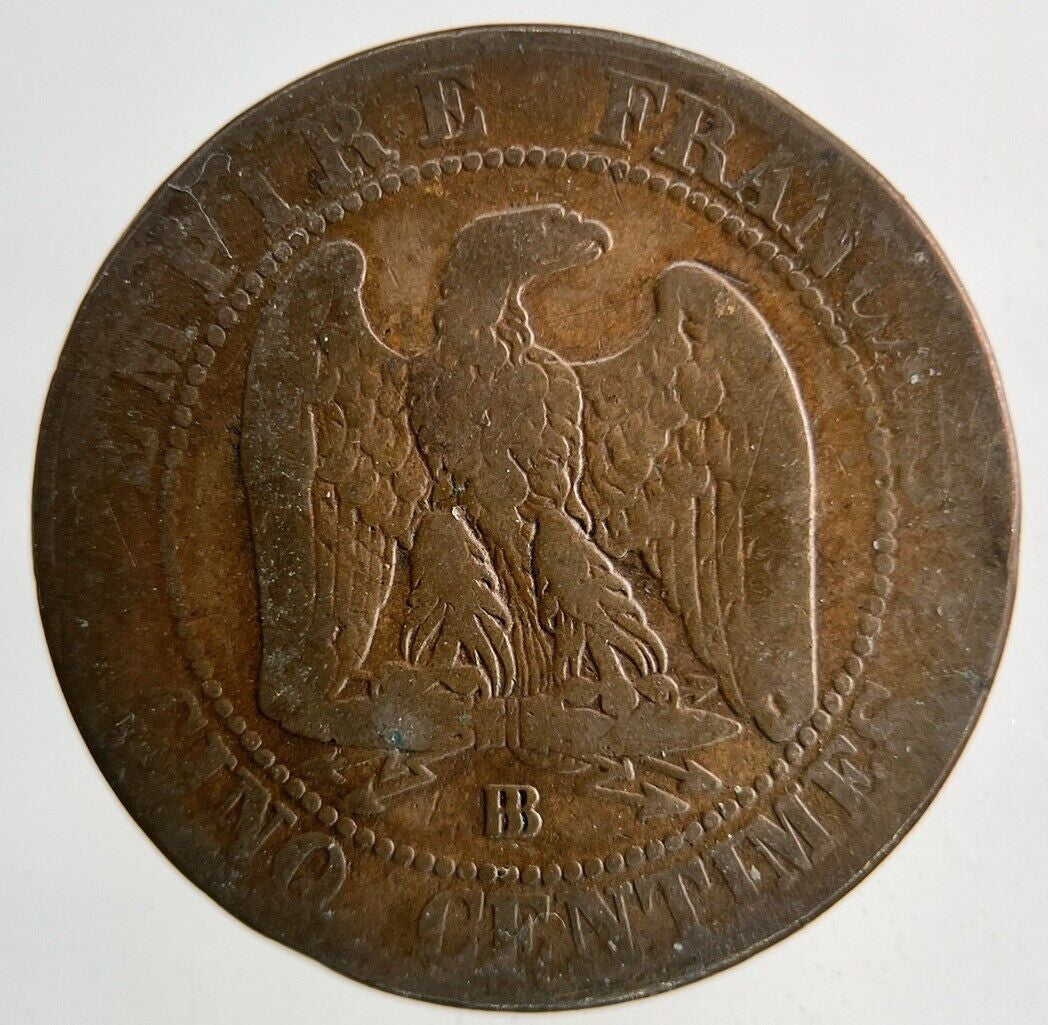1863 France 5 Centimes Coin | Collectable Grade