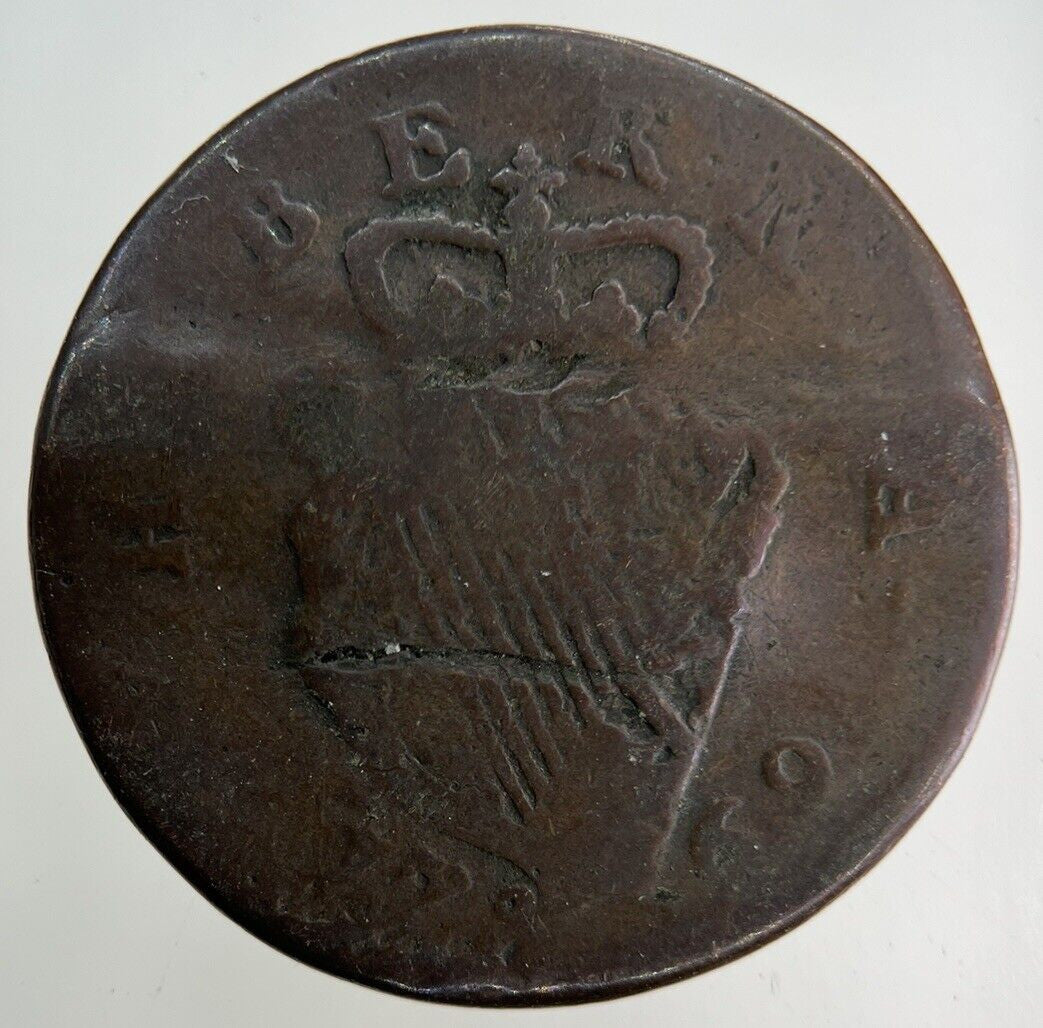 1769 Irish Half - Penny Coin | Collectable Grade