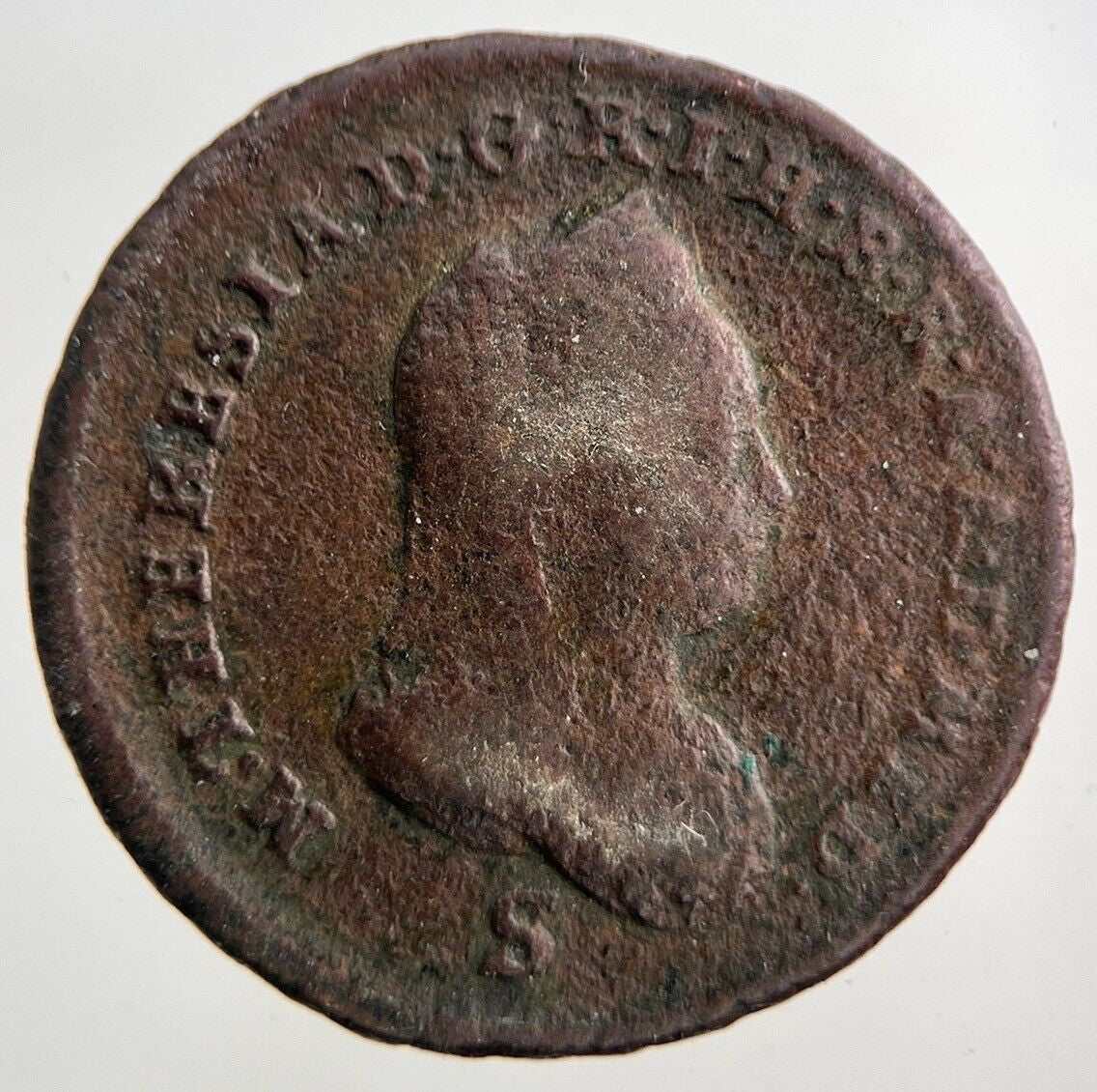 1777 - S Italy 1 One Soldo Coin | Collectable Grade